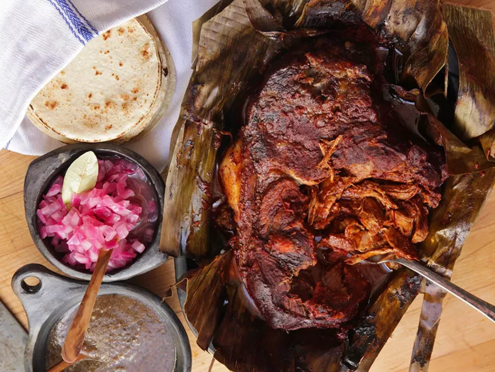 Presentación muestra de Cochinita Pibil